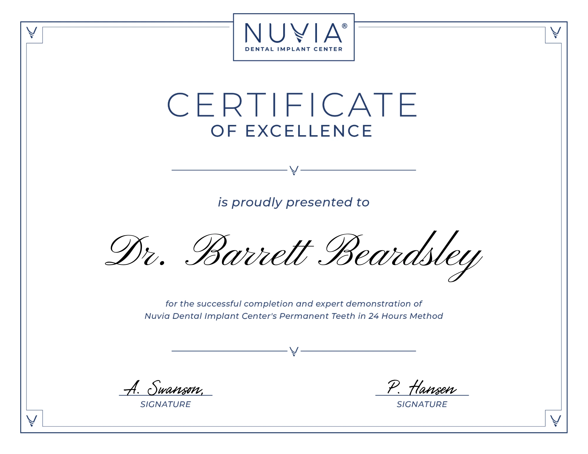 Meet Your Dental Implant Provider Dr. Barrett Beardsley